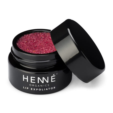 Henné Organics Lip Exfoliator Nordic Berries Open Pot